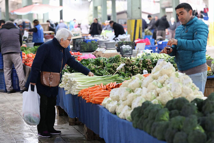 Turkish vegetable stores